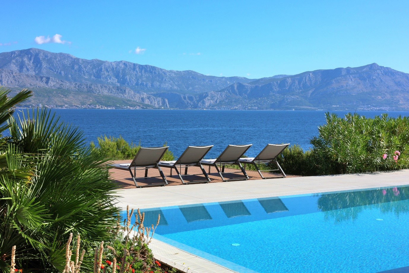 Private Pool with Panoramic Sea Views